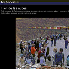 Los Andes website
