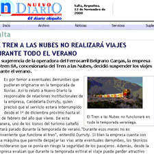 Nuevo Diario website