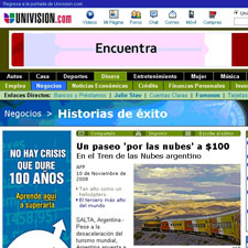 Univisión website