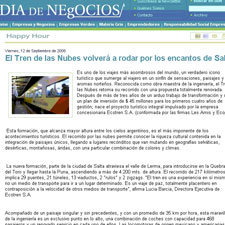 Día de negocios website