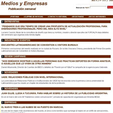 Medios y Empresas newsletter