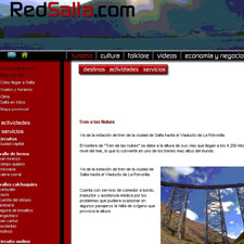 Red Salta website