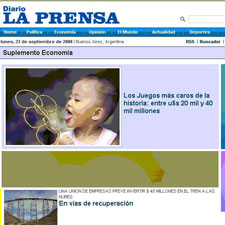 La Prensa website