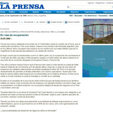 La Prensa website