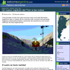 welcomeargentina.com website